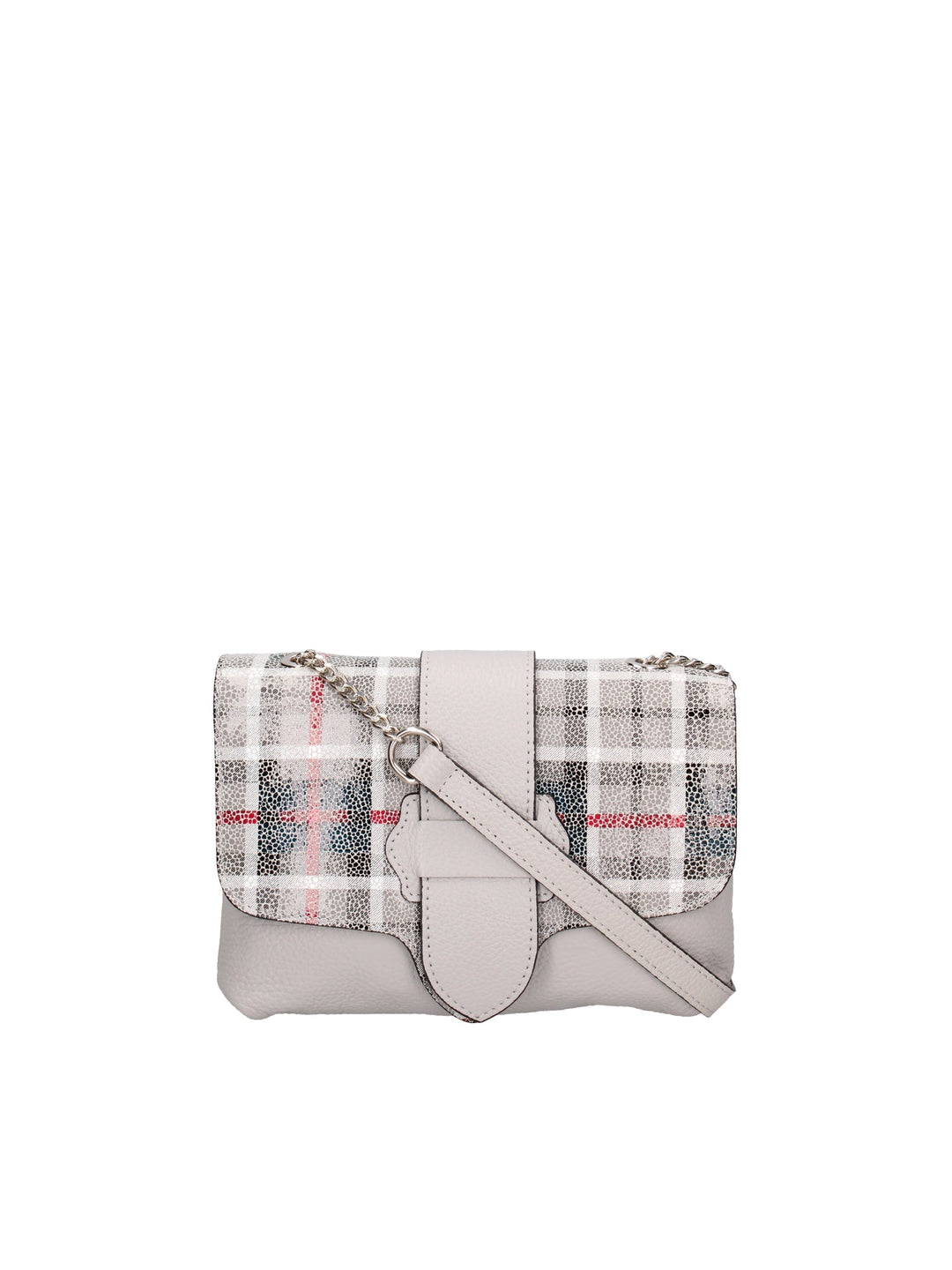 borsa a tracolla da donna In Vera pelle | gave lux | GLX2219494223FBG-GRIGIO+NERO