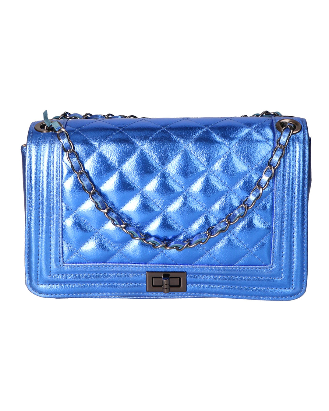 Borsa a tracolla da donna In Vera pelle | gave lux | GLX22113823FBG-BLU_ELETTRICO