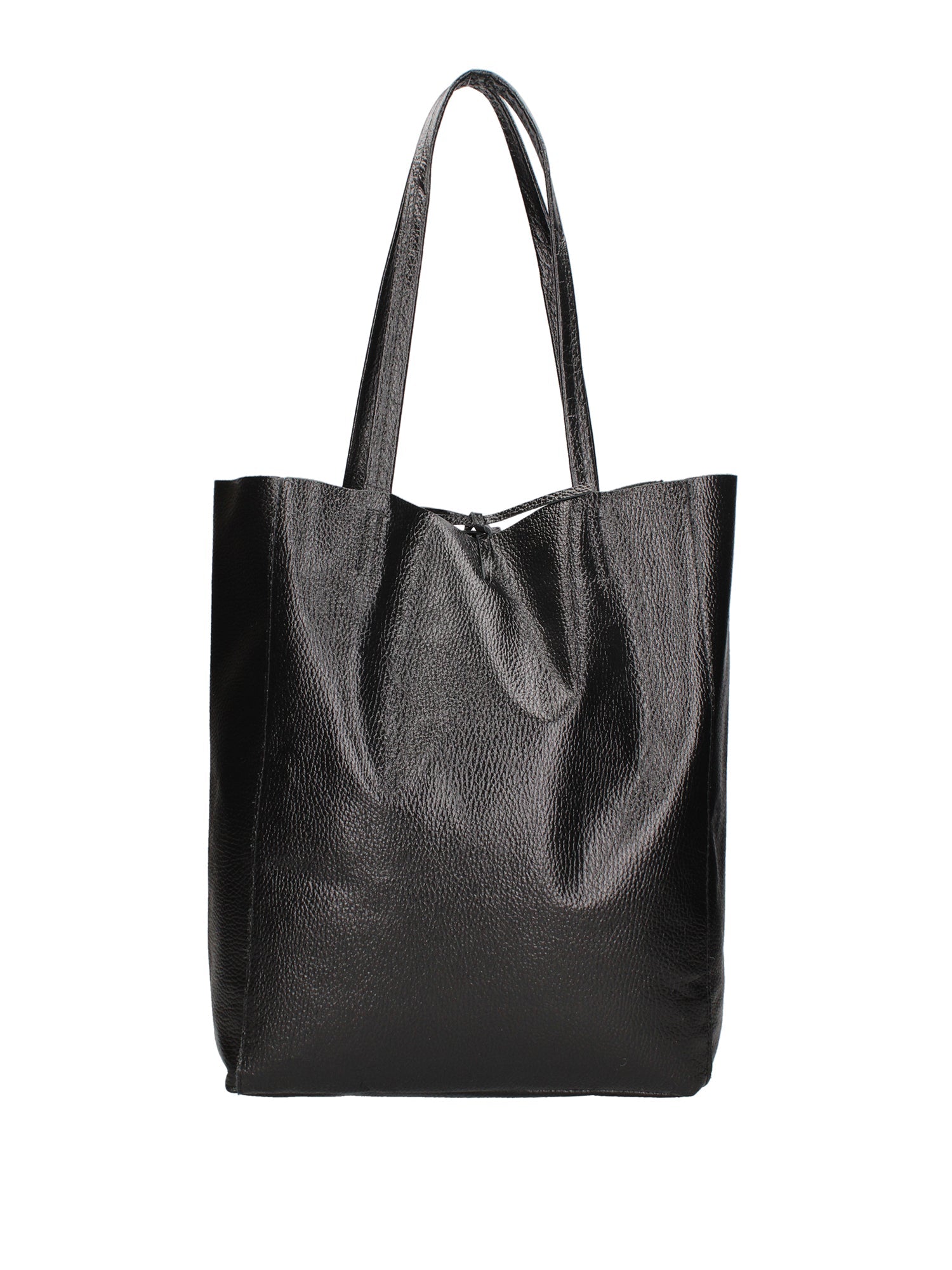 Borsa Shopper da donna In Vera pelle | Gave Lux | GLX220592123FBG-DL28_NERO