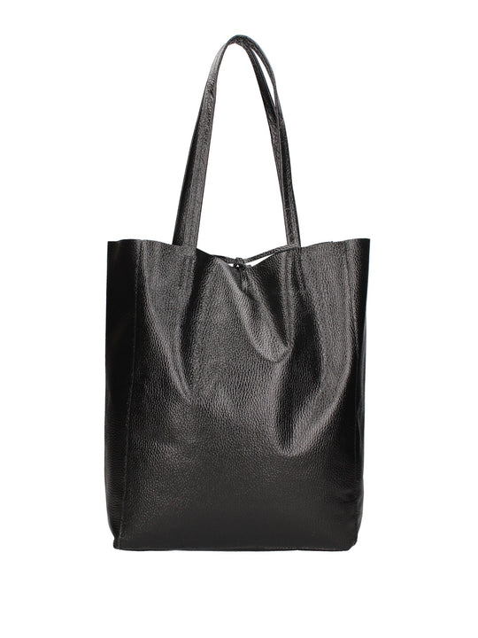 Borsa Shopper da donna In Vera pelle | Gave Lux | GLX220592123FBG-DL28_NERO