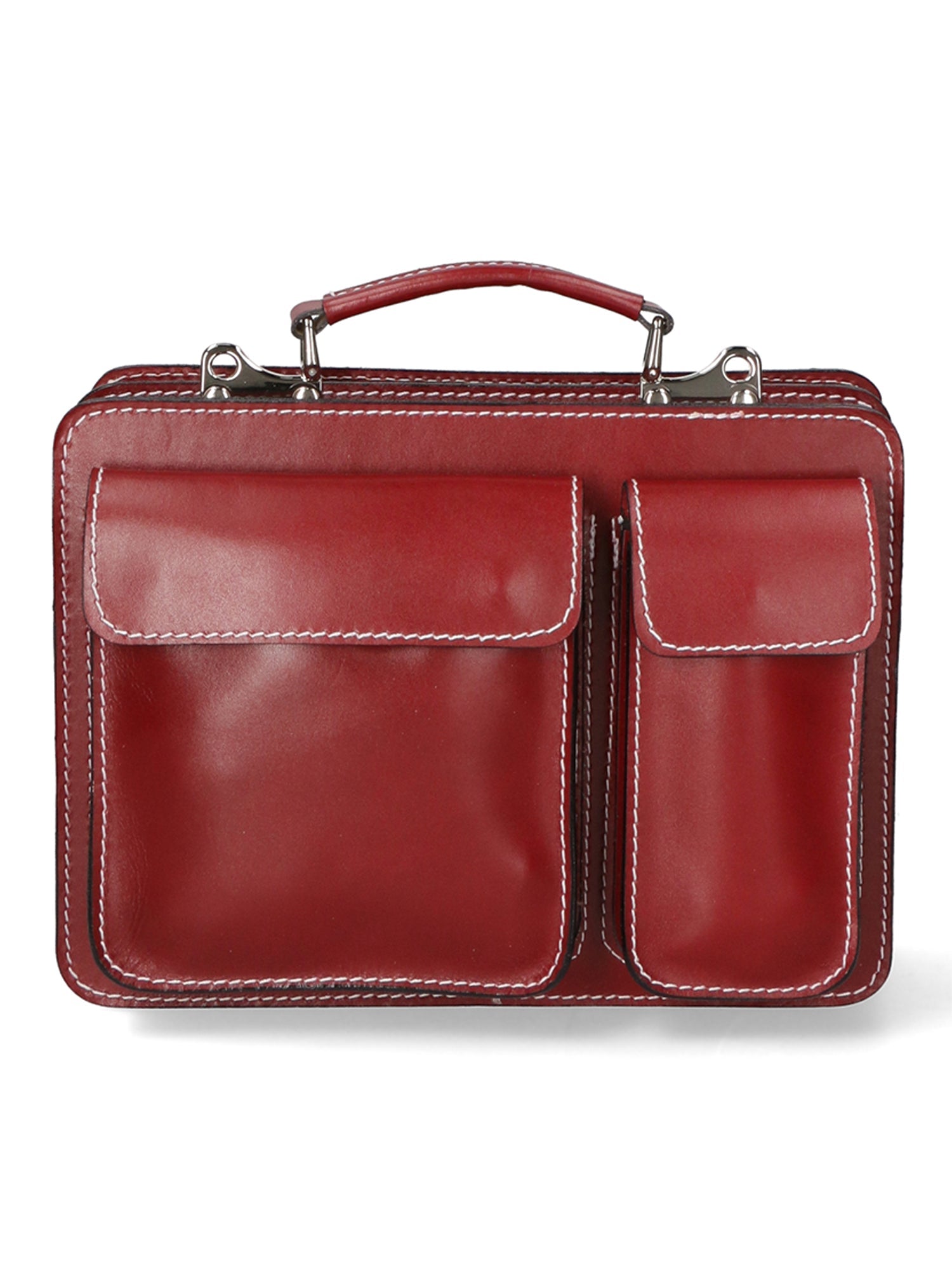Borsa da lavoro Unisex in Vera Pelle | Gave Lux | GLX22700723FBG-ROSSO