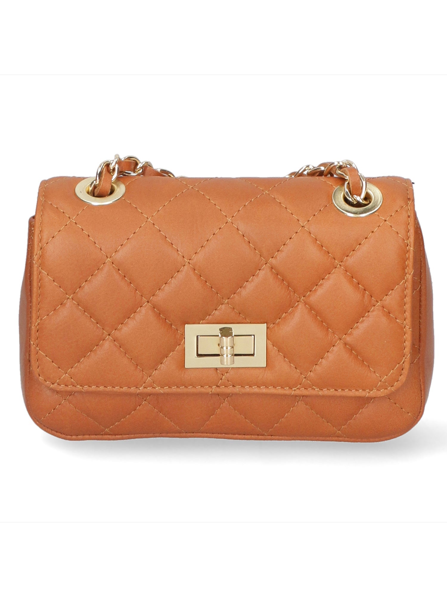 Borsa a spalla da Donna in Vera Pelle | Gave Lux | GLX22107323FBG-S17_CUOIO_SCURO