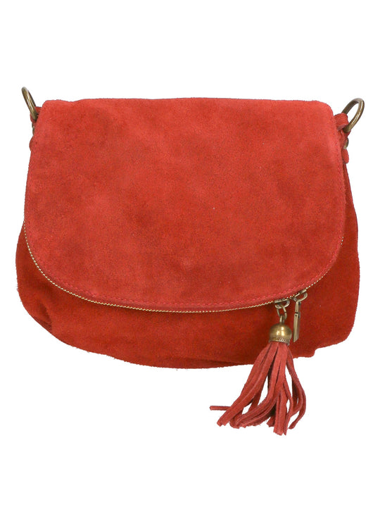 Borsa a tracolla da Donna in Vera Pelle | Gave Lux | GLX228005723FBG-024_ROSSO_MEDIO