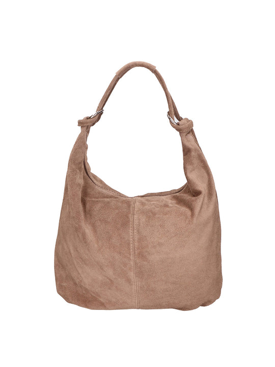 Borsa a spalla da Donna in Vera Pelle | Gave Lux | GLX220528023FBG-009_TAUPE_SCURO