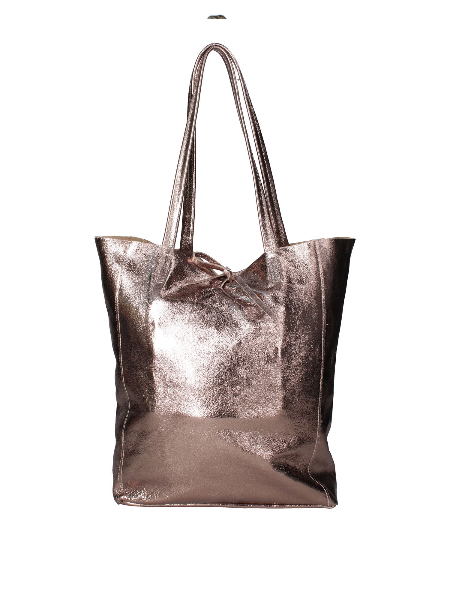 Borsa Shopper da donna In Vera pelle | Gave Lux | GLX220756523FBG-L005_BRONZO