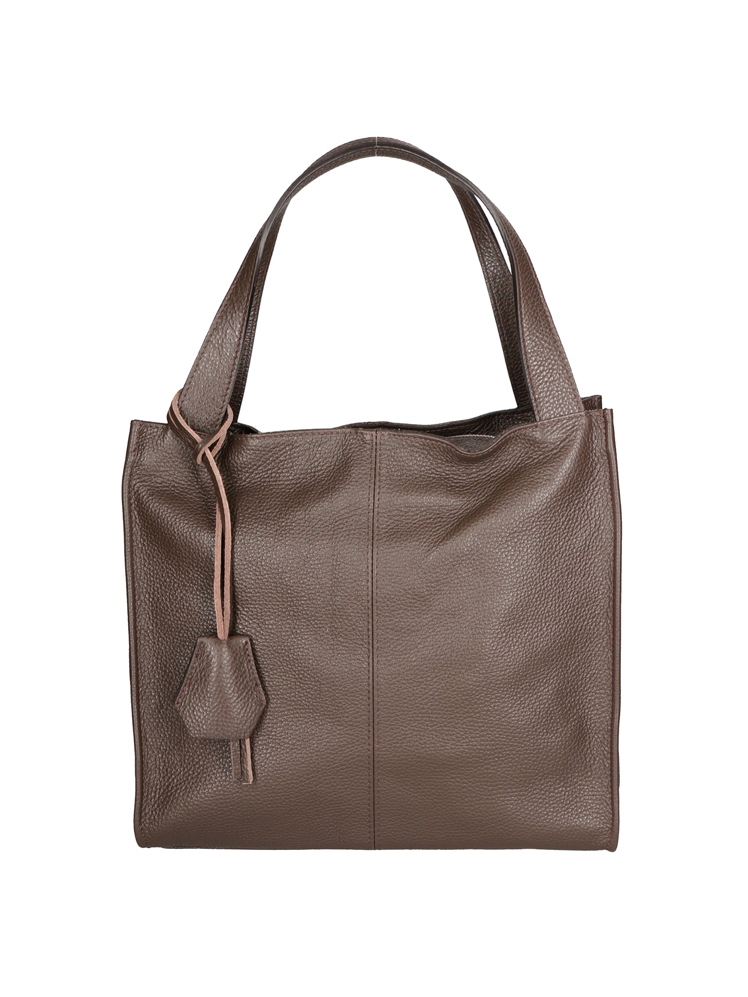 borsa a spalla da Donna in Vera Pelle | Gave Lux | GLX22331123FBG-D23_T.MORO_DARK_BROWN