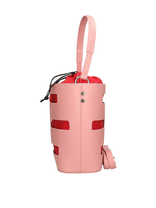 Damen-Beuteltasche aus echtem Leder