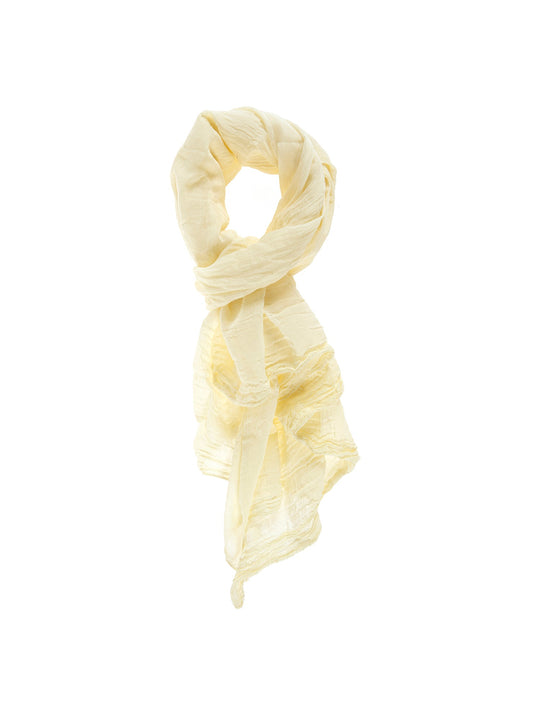Foulard Unisex in Cotone e seta | Gave Lux | GLX22L203323FBG-GIALLO