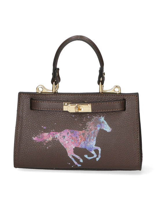 Borsa a mano da Donna in Vera Pelle | Gave Lux | GLX220426523FBG-D23_T.MORO_DARK_BROWN