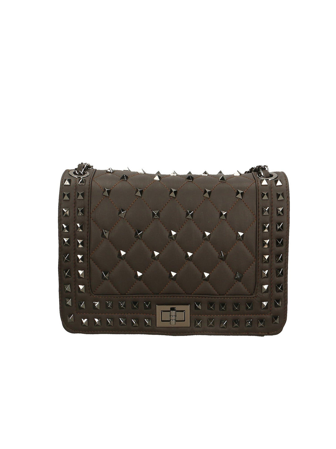 Borsa a spalla da Donna in Vera Pelle | Gave Lux | GLX22184423FBG-T.MORO_DARK_BROWN
