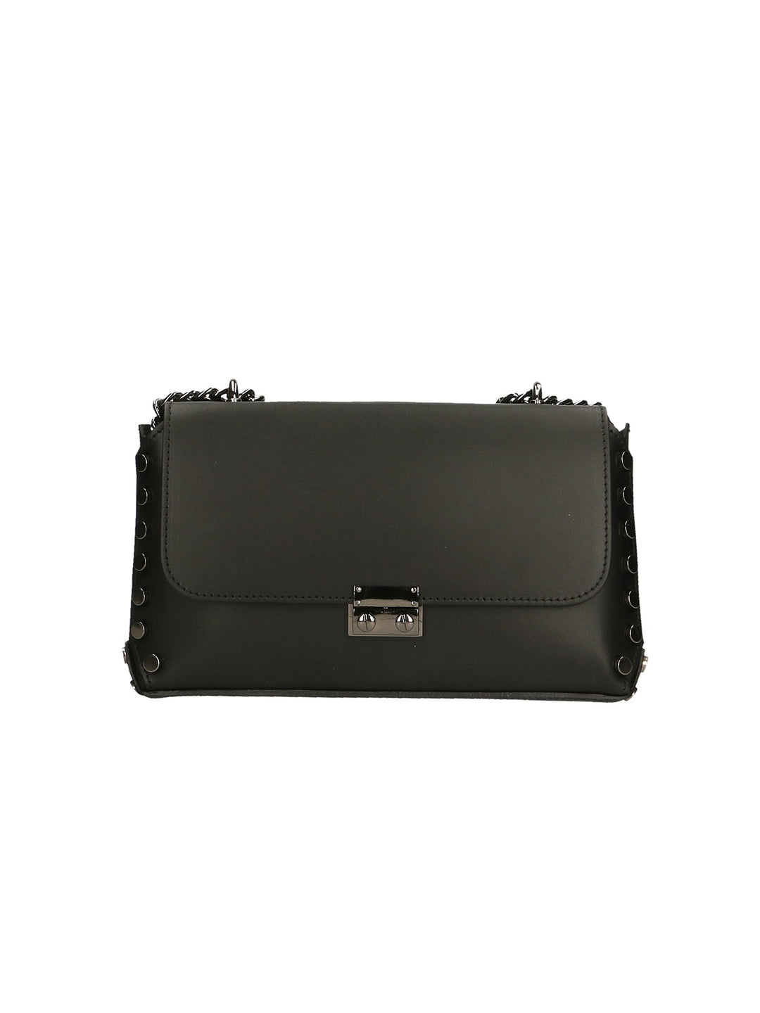 Borsa a tracolla da donna In Vera pelle | gave lux | GLX22864123FBG-NERO