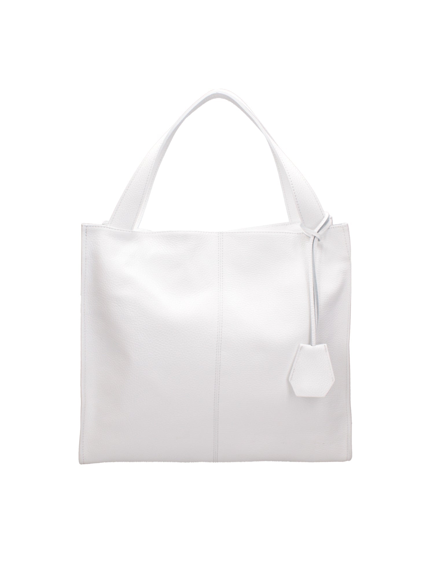 Borsa a spalla da Donna in Vera Pelle | Gave Lux | GLX22331223FBG-BIANCO_D01