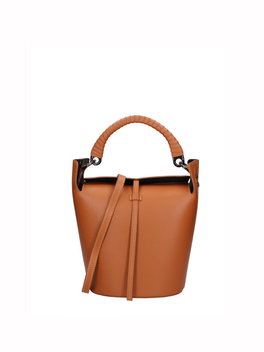 Damen-Beuteltasche aus echtem Leder