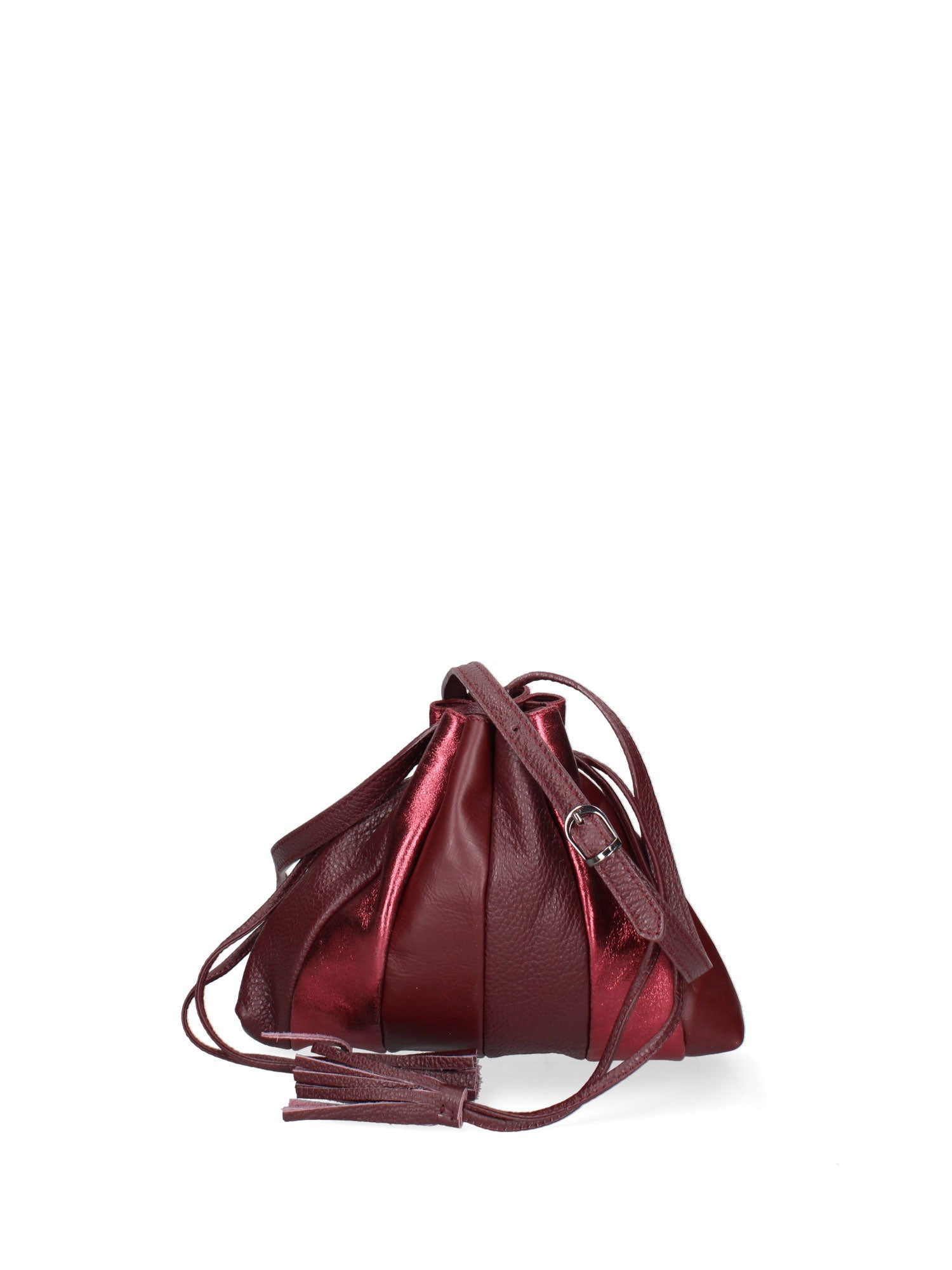 Borsa a tracolla da donna In Vera pelle | Gave Lux | GLX2255204323FBG-BORDO