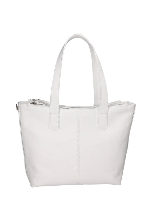 Borsa a spalla da Donna in Vera Pelle | Gave Lux | GLX220593523FBG-BIANCO_WHITE