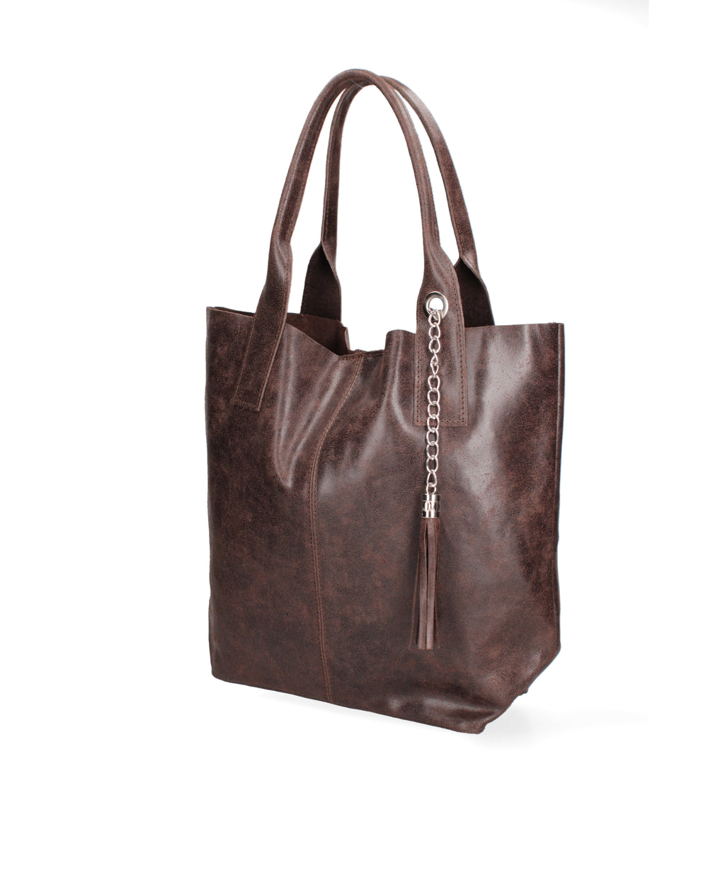 Hobo-Tasche aus echtem Leder für Damen