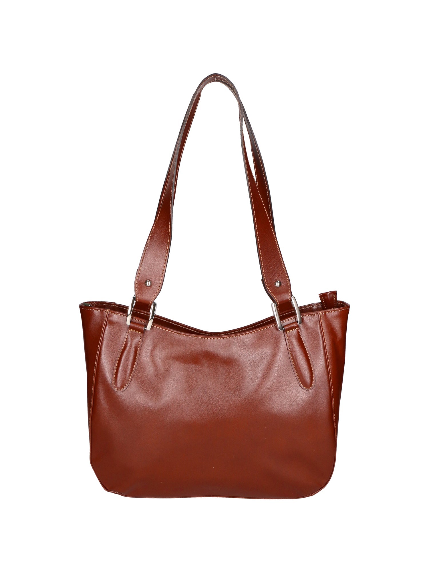 Borsa a spalla da Donna in Vera Pelle | Gave Lux | GLX22902423FBG-MARRONE_BROWN
