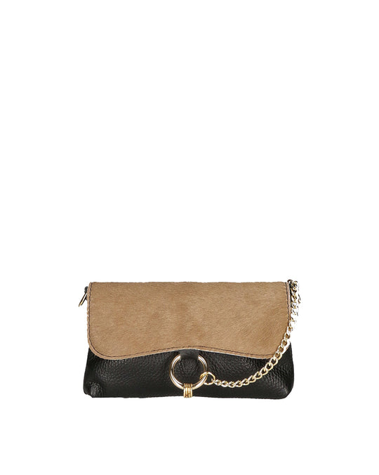 Pochette da Donna in Vera Pelle | Gave Lux | GLX220476023FBG-TAUPE