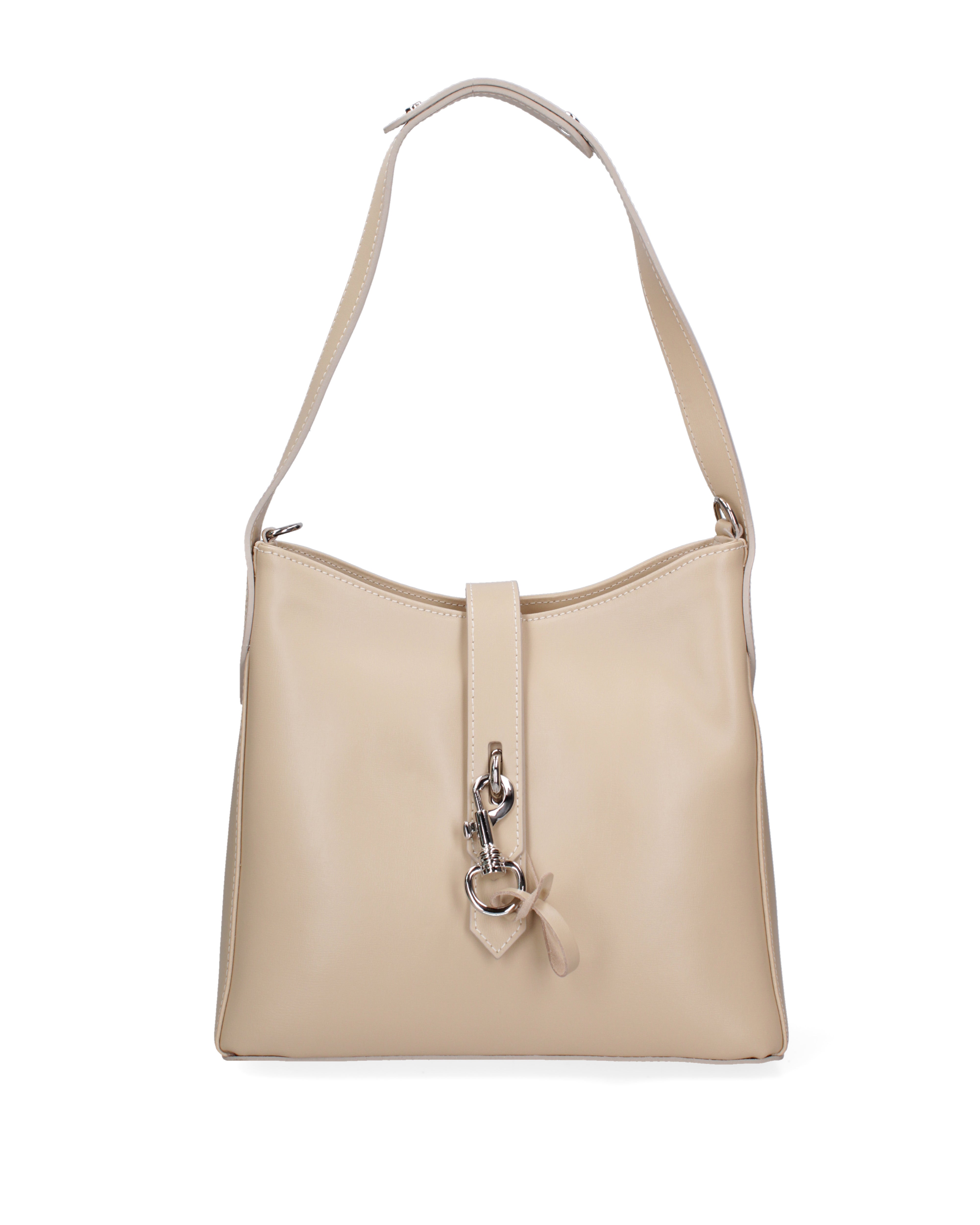 Borsa a spalla da donna In Vera pelle | Gave Lux | GLX22591723FBG-B37_LATTE