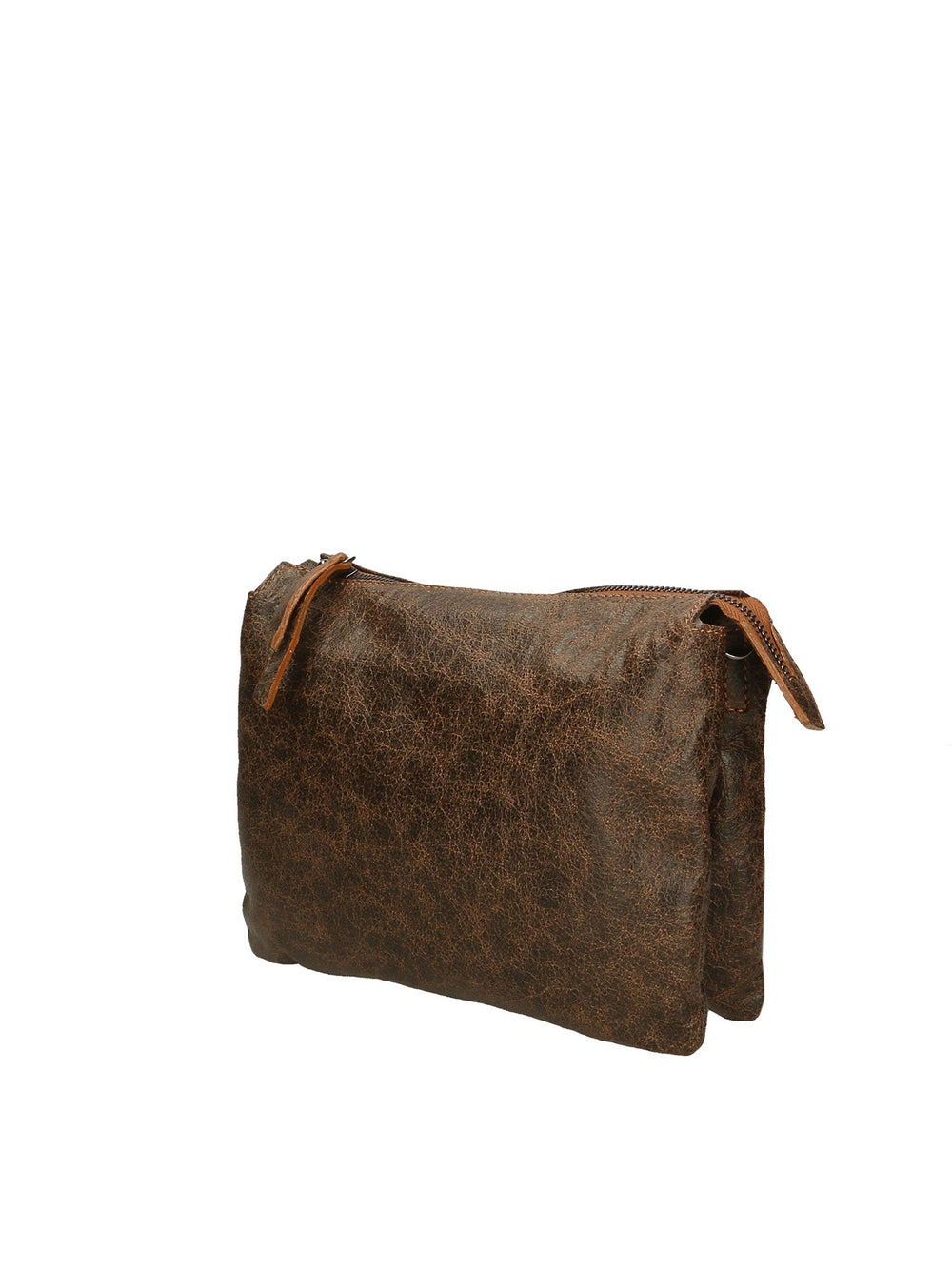Women's clutch bag in genuine leather