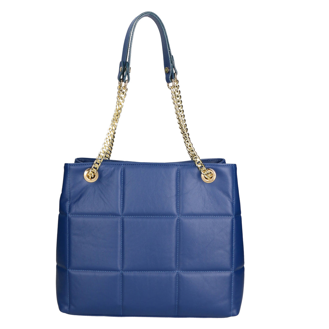 Borsa a mano da Donna in Vera Pelle | Gave Lux | GLX220621723FBG-S22_BLUETTE