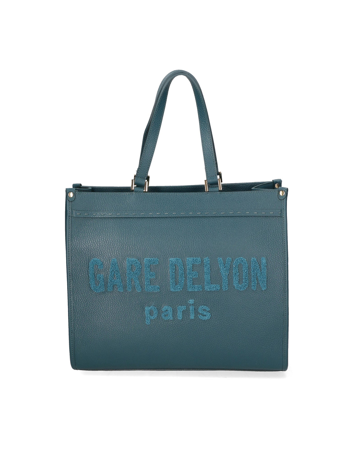 Borsa a mano da Donna in Vera Pelle | Gave Lux | GLX220422423FBG-D33_PETROLIO