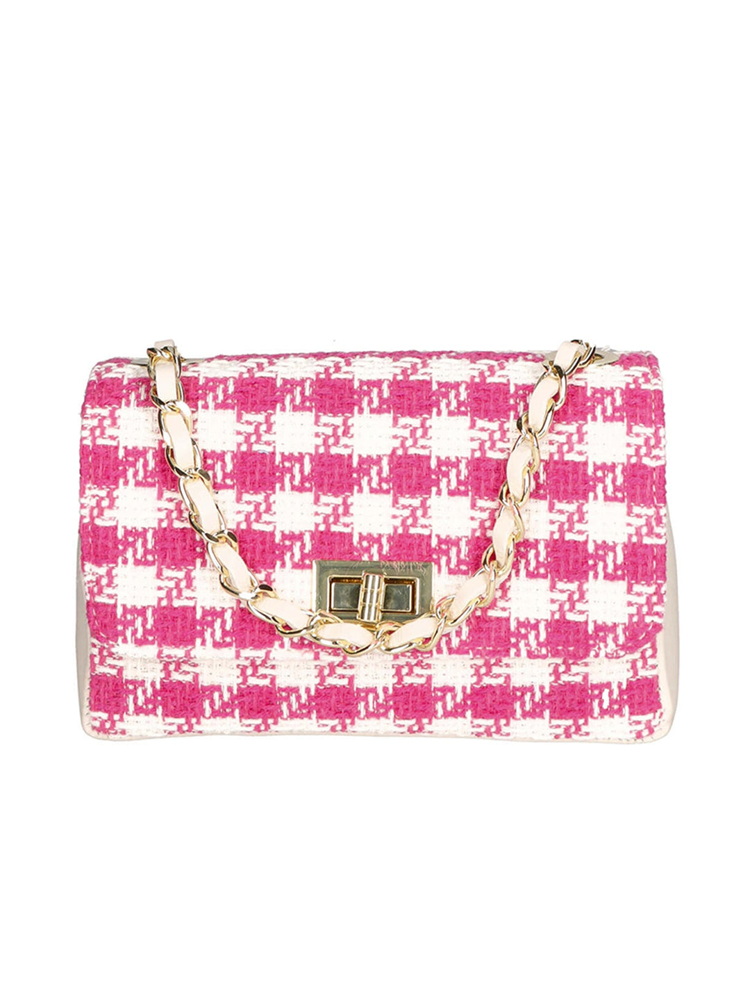 Borsa a spalla da Donna in Cotone | Gave Lux | GLX220501523FBG-02_FUXIA