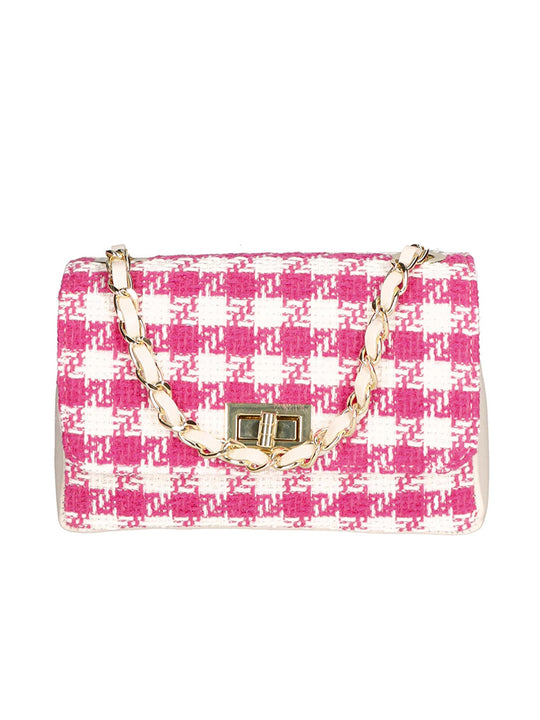 Borsa a spalla da Donna in Cotone | Gave Lux | GLX220501523FBG-02_FUXIA