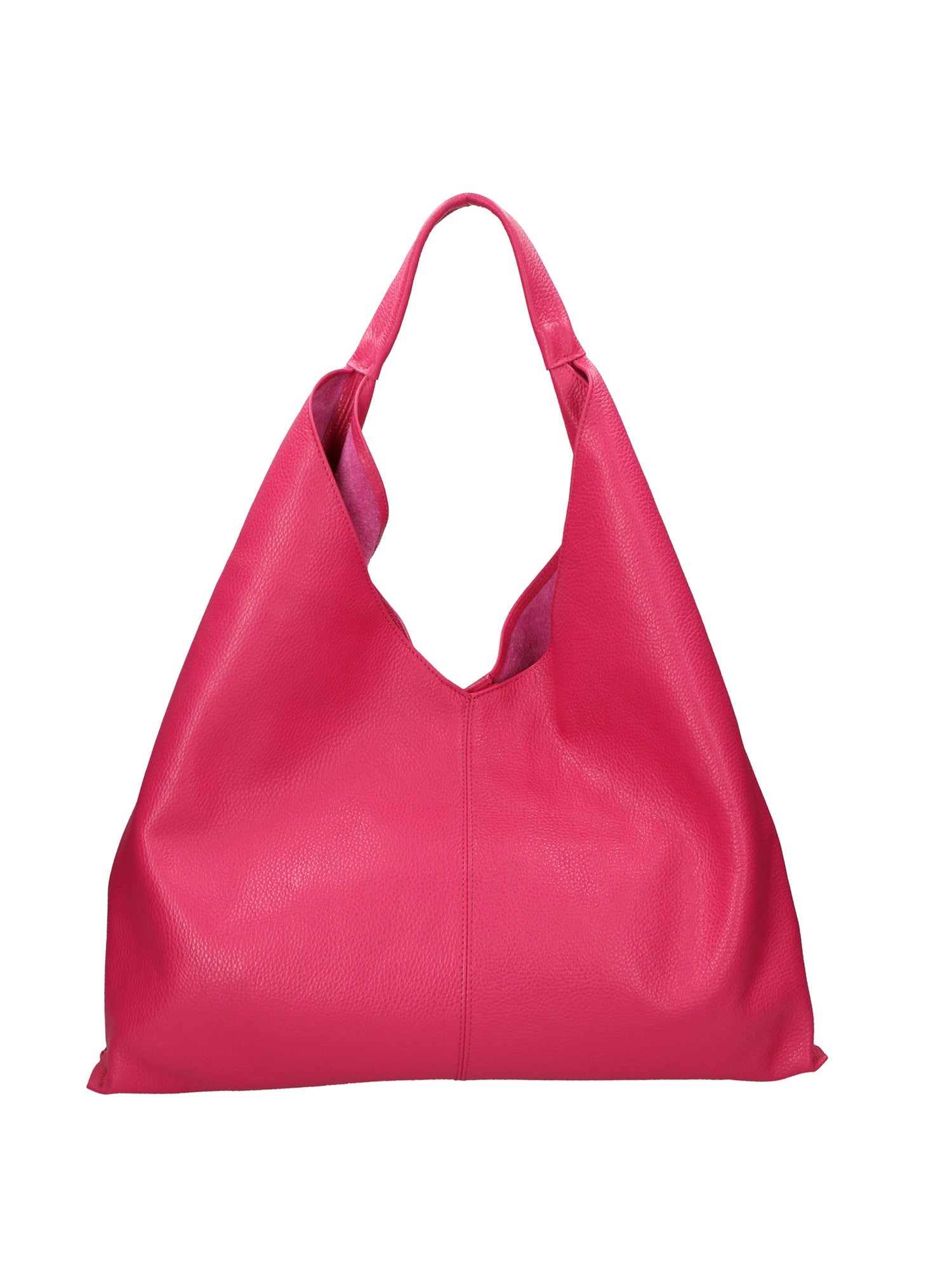 Borsa a spalla da Donna in Vera Pelle | Gave Lux | GLX220578823FBG-D02_FUXIA