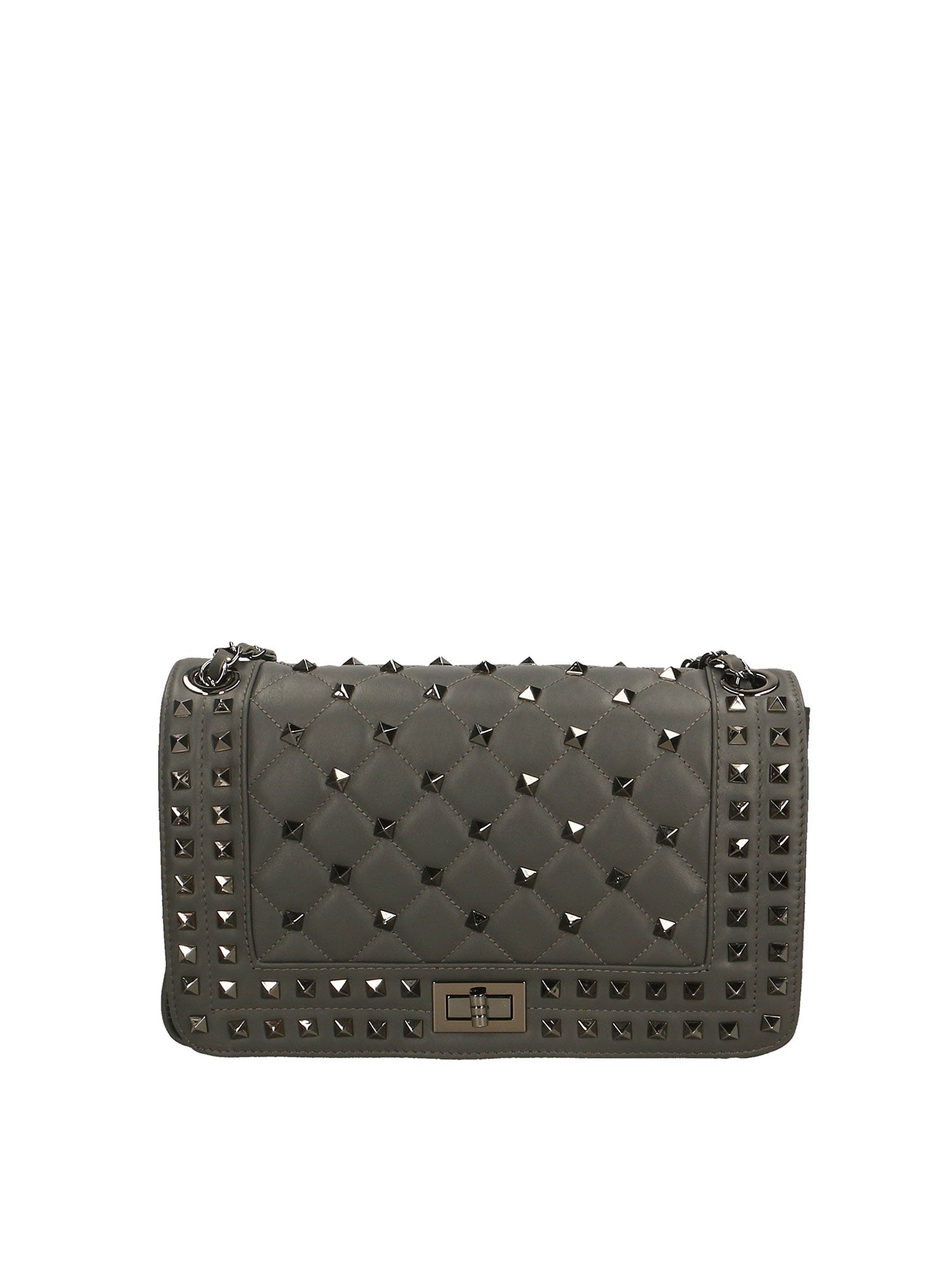 Borsa a tracolla da donna In Vera pelle | Gave Lux | GLX22184423FBG-GRIGIO