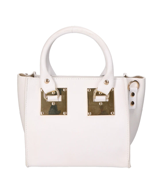 Borsa a mano da donna In Vera pelle | gave lux | GLX22114323FBG-BIANCO