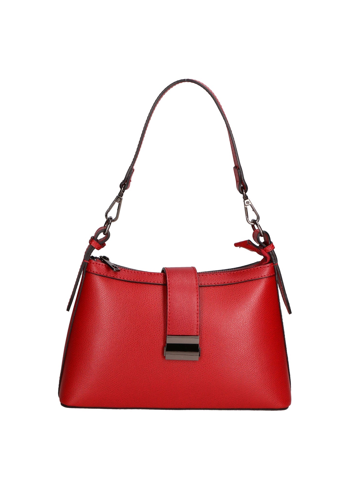 Borsa a spalla da Donna in Vera Pelle | Gave Lux | GLX220569423FBG-PL08_ROSSO