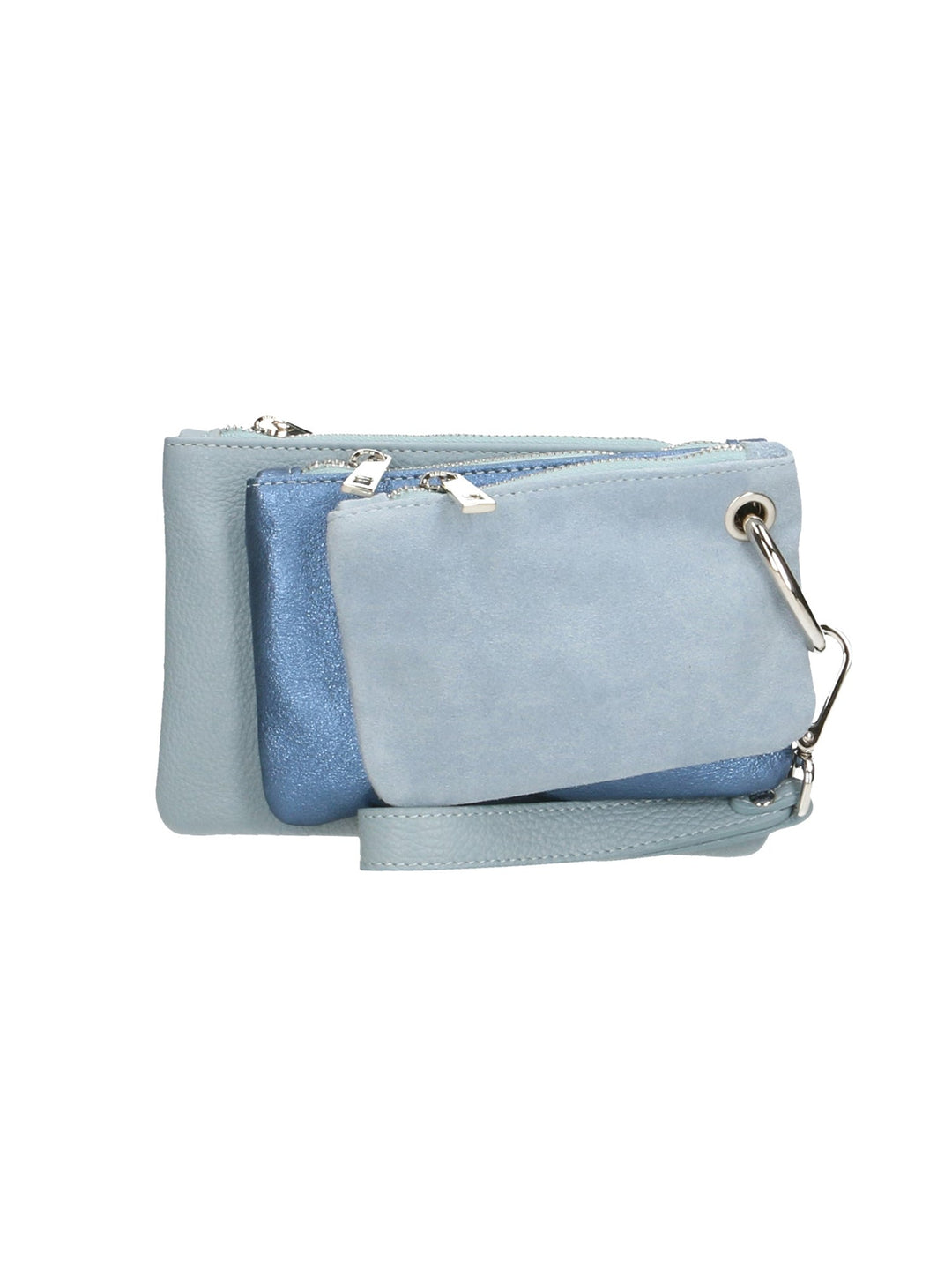Borsa a tracolla da Donna in Vera Pelle | Gave Lux | GLX2218903423FBG-CIELO+BLU