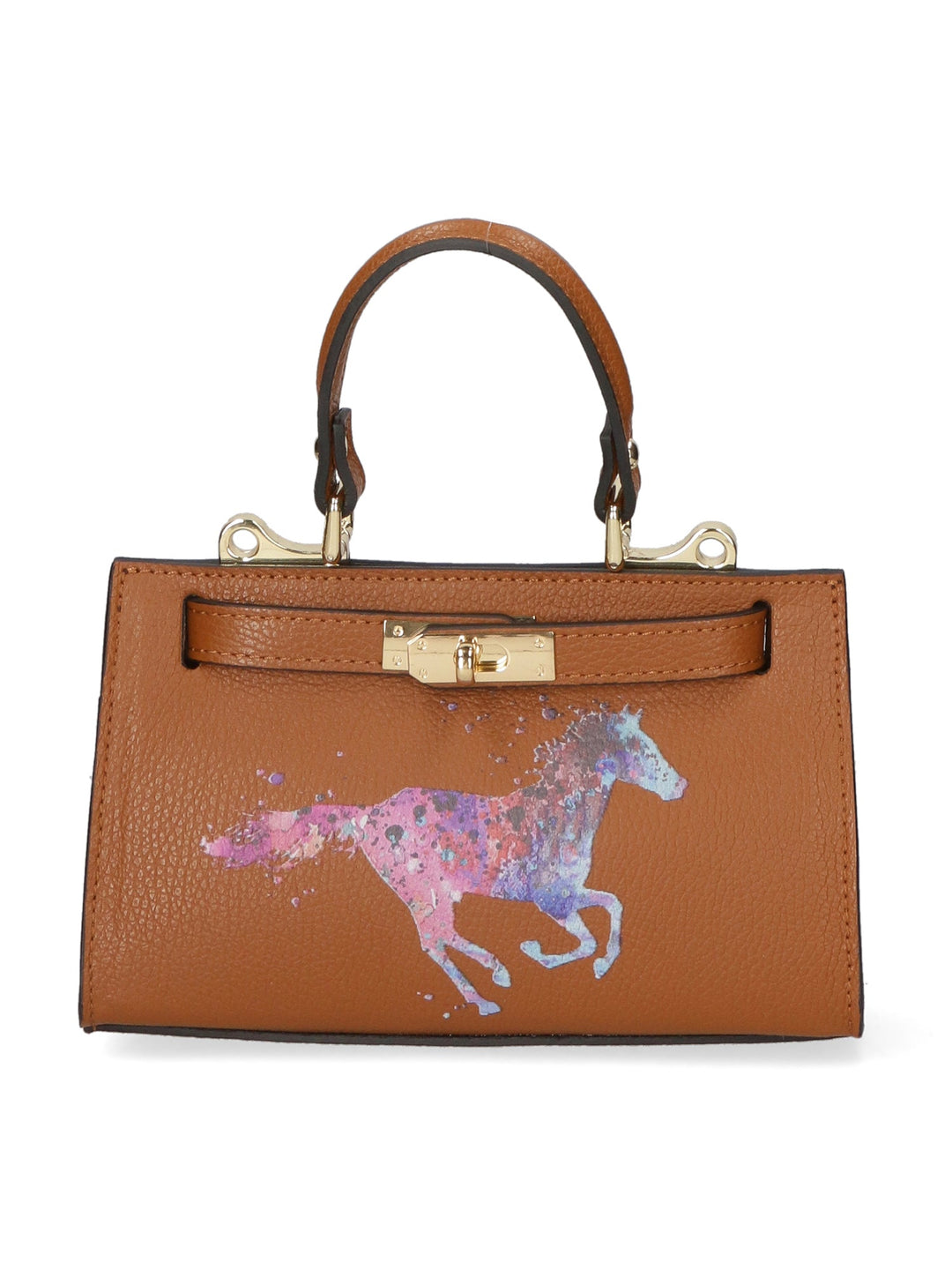 Borsa a mano da Donna in Vera Pelle | Gave Lux | GLX220426523FBG-D17_CUOIO_SCURO_DARK_COGNAC
