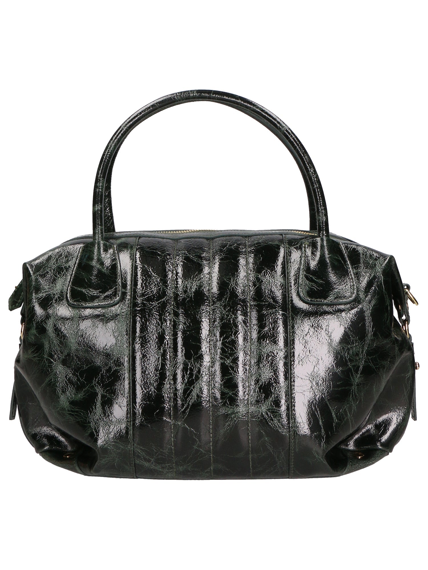 borsa a spalla da Donna in Vera Pelle | gave lux | GLX220650823FBG-017_VERDE_BOTTIGLIA