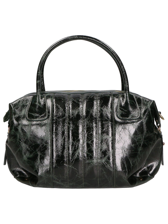 borsa a spalla da Donna in Vera Pelle | gave lux | GLX220650823FBG-017_VERDE_BOTTIGLIA