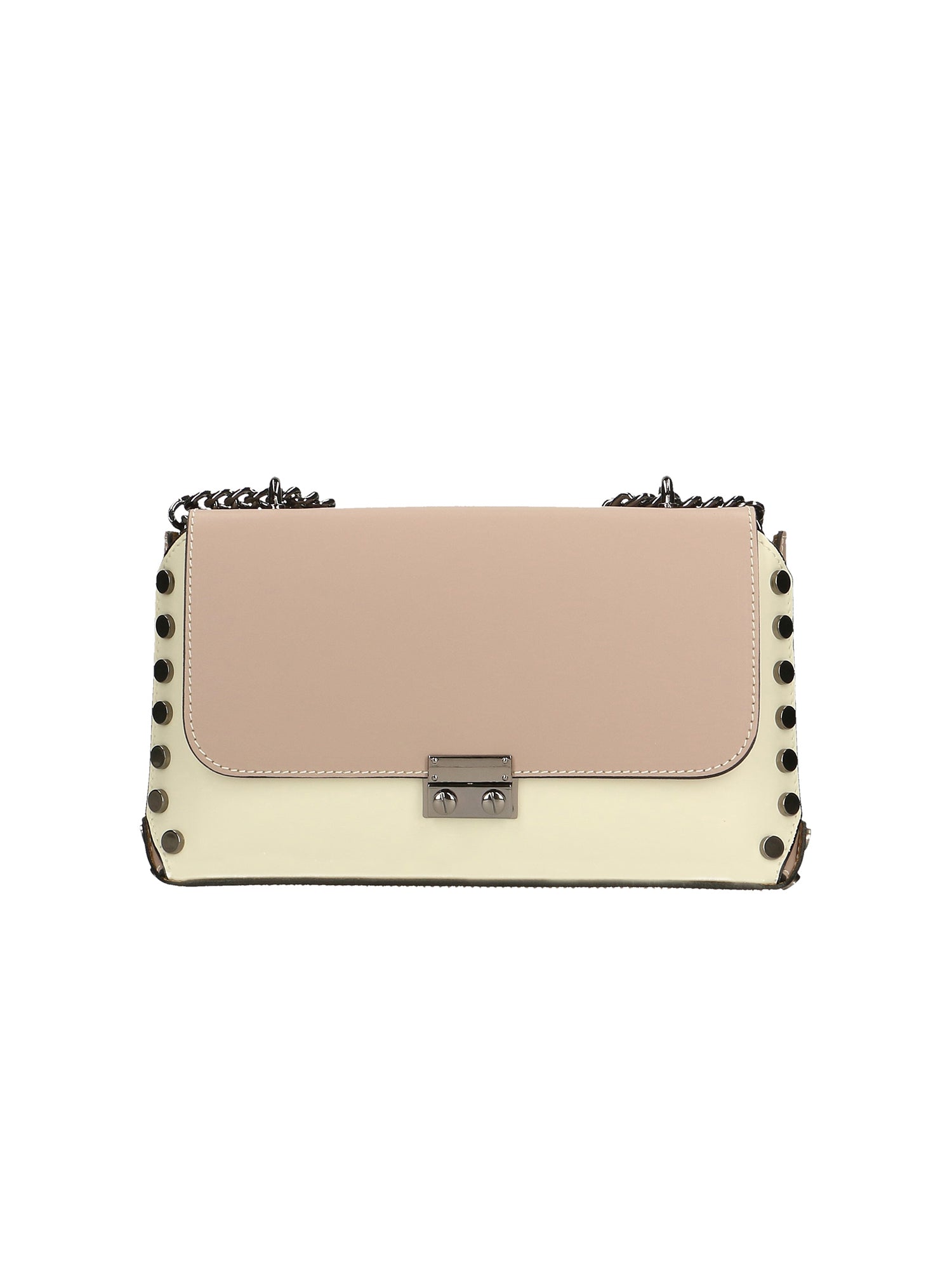 Borsa a tracolla da donna In Vera pelle | gave lux | GLX22864123FBG-BEIGE+ROSATA