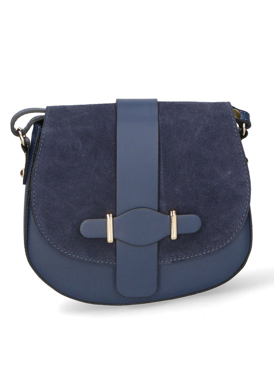 Borsa a tracolla da Donna in Vera Pelle | Gave Lux | GLX221003623FBG-P217_BLU_NOTTE