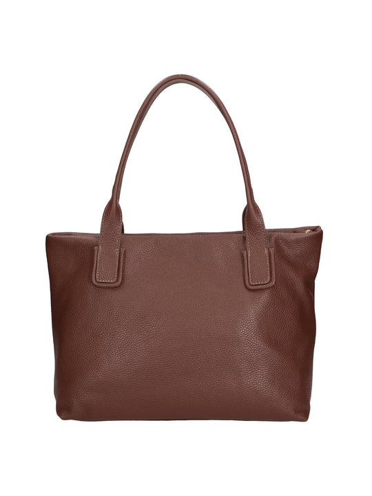 Borsa a spalla da Donna in Vera Pelle | gave lux | GLX220650623FBG-D223_CIOCCOLATO