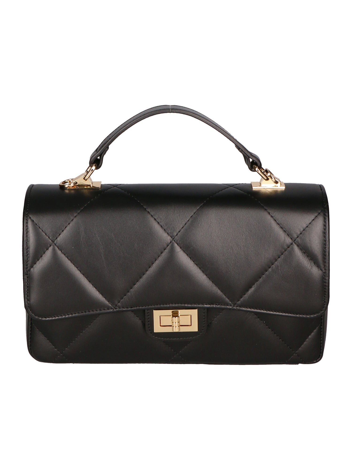 Borsa a spalla da Donna in Vera Pelle | gave lux | GLX220687923FBG-S28_NERO