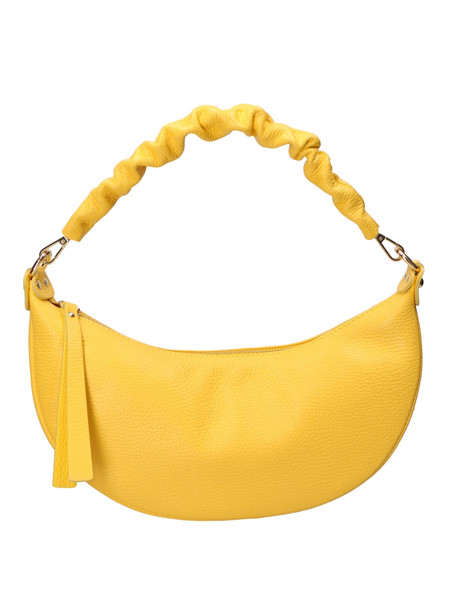 Borsa a spalla da Donna in Vera Pelle | Gave Lux | GLX220591623FBG-C65_GIALLO