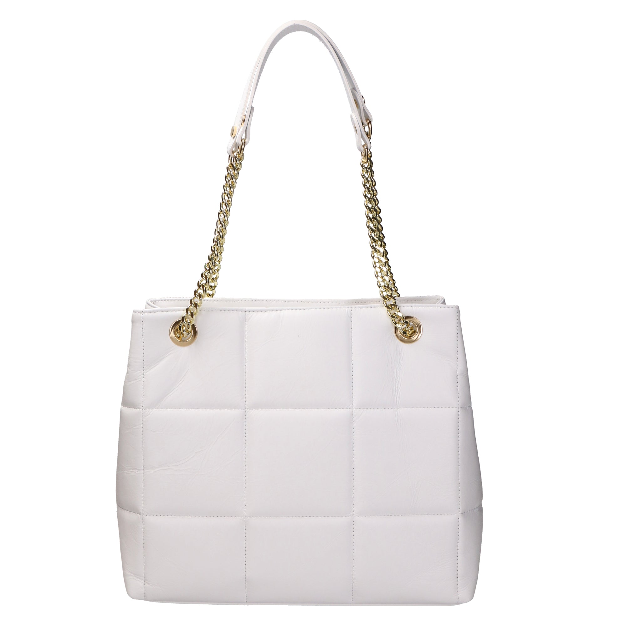 Borsa a mano da Donna in Vera Pelle | Gave Lux | GLX220621723FBG-S01_BIANCO