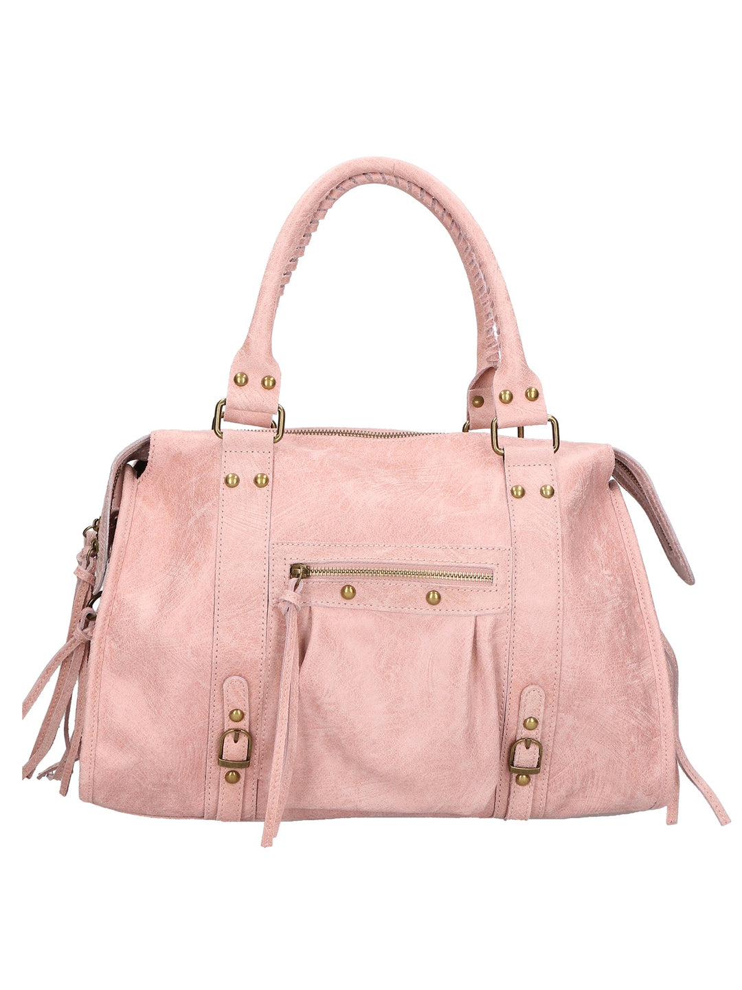 Borsa a spalla da Donna in Vera Pelle | Gave Lux | GLX220609023FBG-ROSA