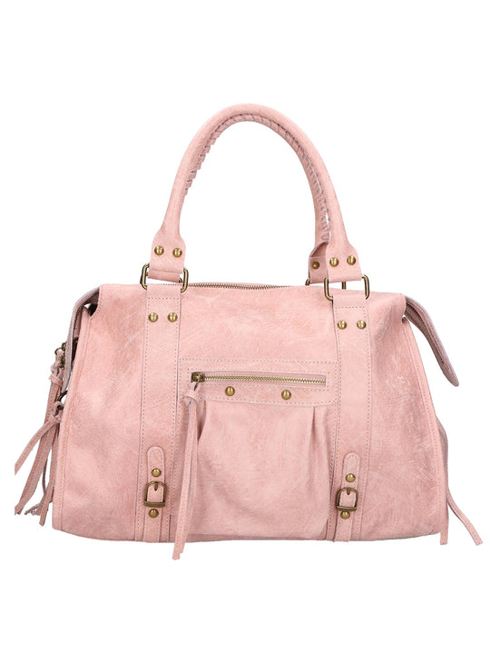 Borsa a spalla da Donna in Vera Pelle | Gave Lux | GLX220609023FBG-ROSA