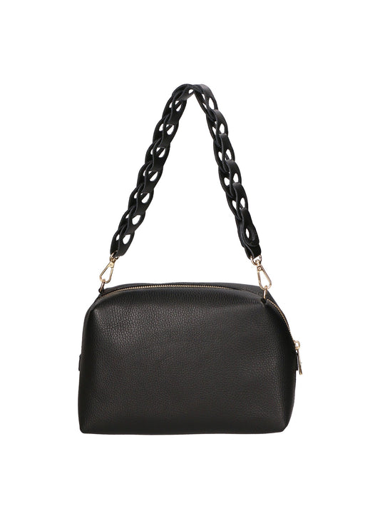 Borsa a spalla da Donna in Vera Pelle | Gave Lux | GLX220644323FBG-NERO