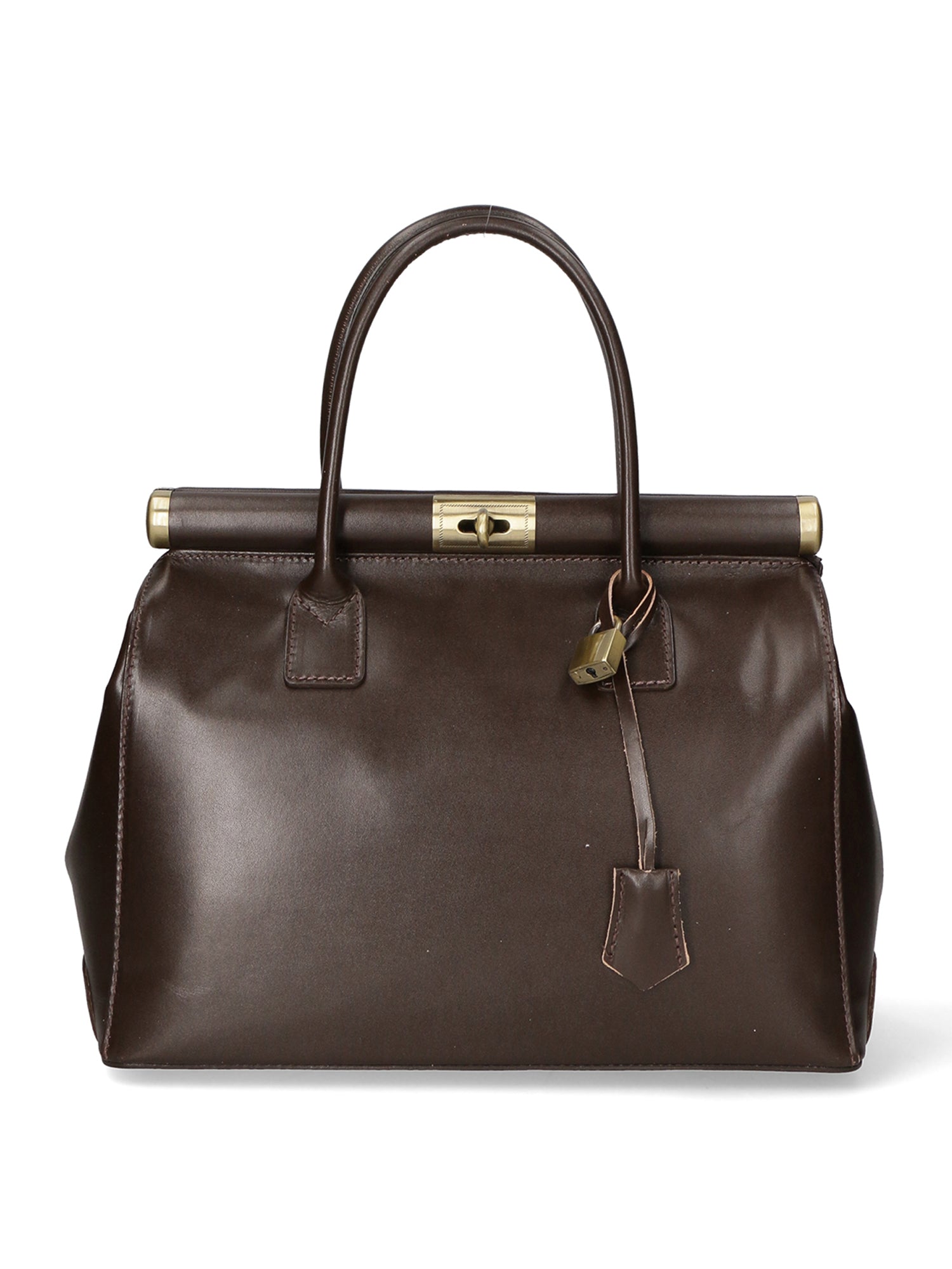 borsa a mano da Donna in Vera Pelle | Gave Lux | GLX22910623FBG-TMORO_DARK_BROWN