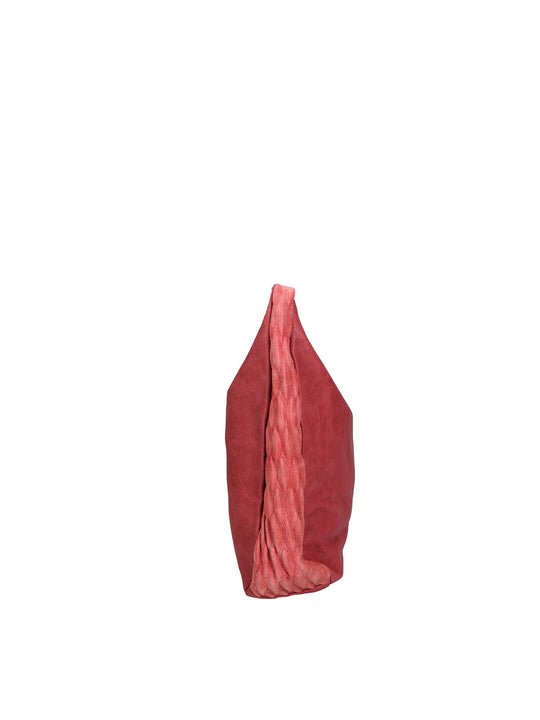 Borsa a spalla da donna Misto nylon e pelle