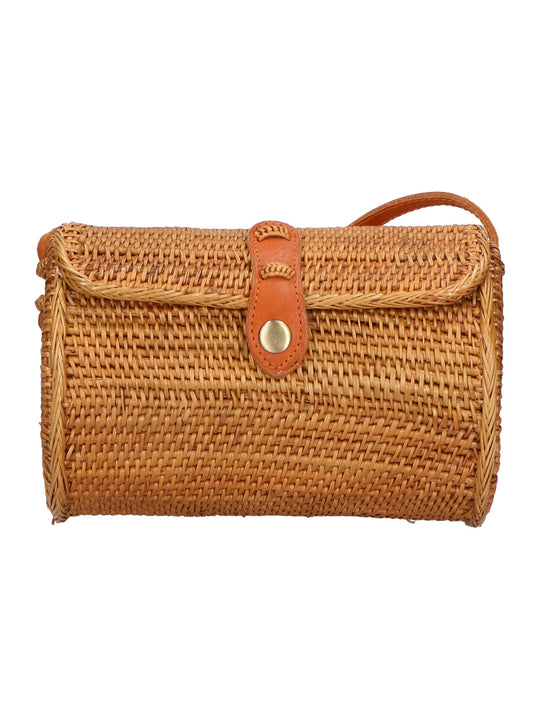 Borsa a tracolla da Donna in Rattan | Gave Lux | GLX228801223FBG-MIX