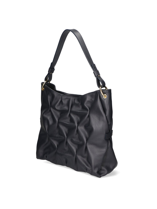 Nila Borsa a spalla da Donna in Vera Pelle