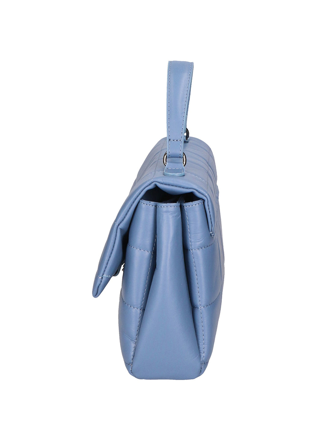Lila Damenhandtasche aus echtem Leder